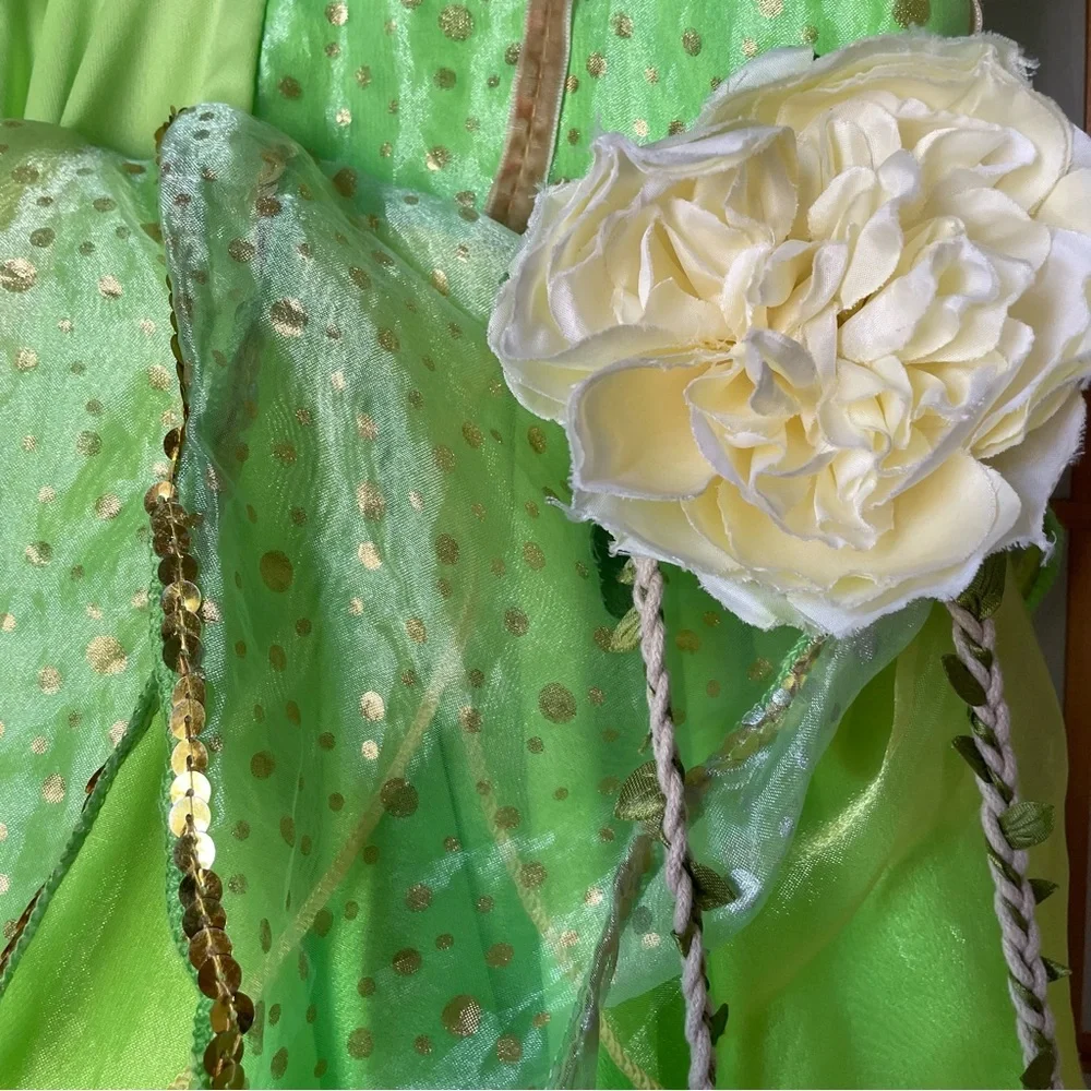 Green and Gold‎ Fairy Dress, 4
